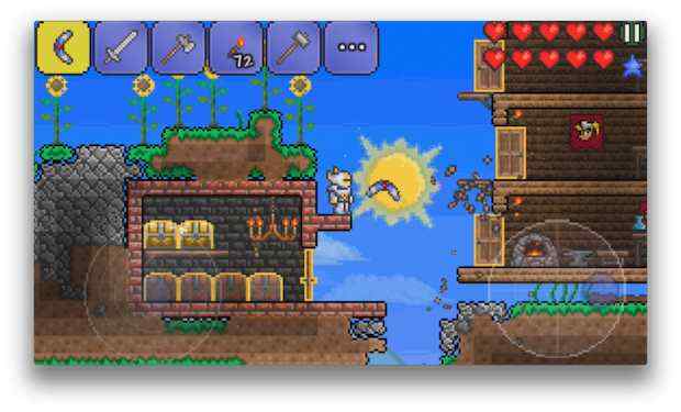 【動画あり】[iOS版テラリア]遠距離武器を使いこなそう！